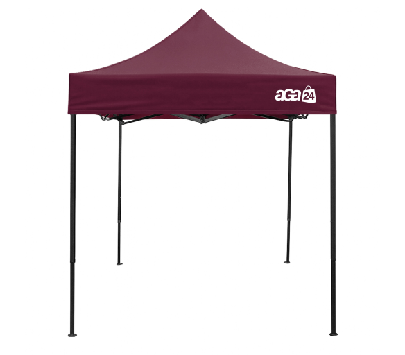Aga Prodejní stánek bez bočnic 2x2 m Tmavě červený