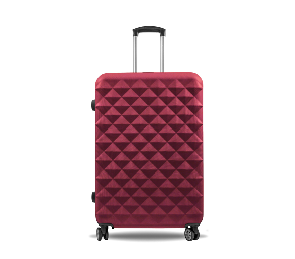 Aga Travel Cestovní kufr 66x41x25 cm CZ180 Tmavě červený