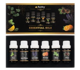 Vonné oleje - sada 6 ks 10 ml Ruhhy 21939