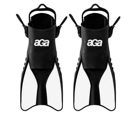 Aga Ploutve 38-42 Černé/Bílé