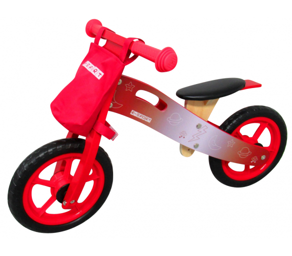 R-Sport Dřevěné odrážedlo R10 Červené