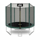 Aga SPORT TOP Trampolína 250 cm Tmavě zelená + ochranná síť + žebřík