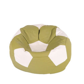 Aga Sedací pytel BALL XXXL Bílá - Olivová