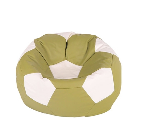Aga Sedací pytel BALL XXXL Bílá - Olivová