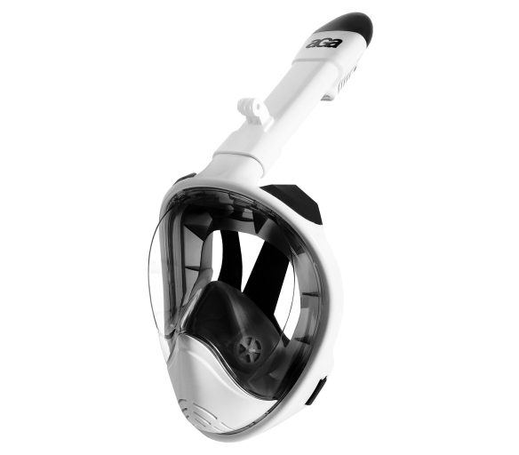 Aga Celoobličejová šnorchlovací maska S/M Bílá/Černá