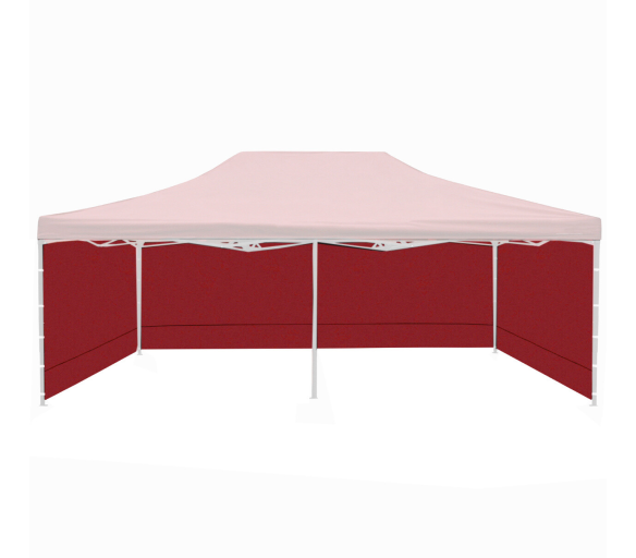 Aga Bočnice k prodejnímu stánku 3x6m Vínová