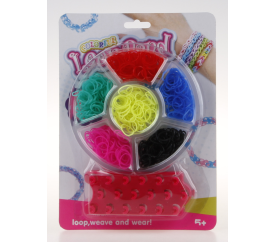 Gumičky na tvoření náramků 600 ks