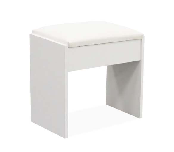 Aga Taburet k toaletnímu stolku MRDT14 Matný bílý