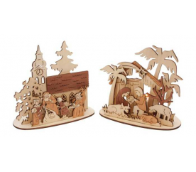 Small Foot Vánoční dekorace stojánek na čajové svíčky 1 ks