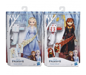 Frozen 2 Panenka Elsa/Anna se zaplétačem vlasů