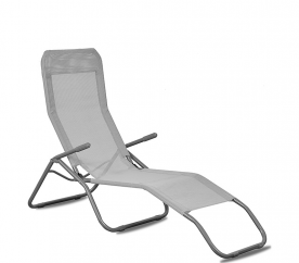 Aga Zahradní lehátko SIESTA MC372171HG Light Grey