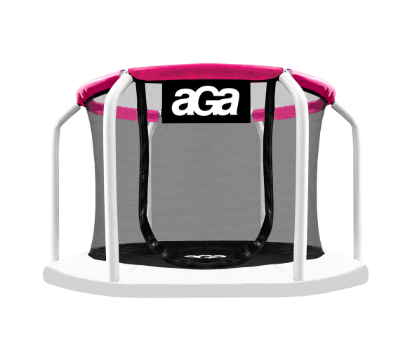 Aga Ochranná síť 150 cm na dětskou trampolínu Růžová
