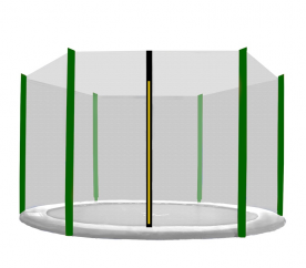 Chiemsee Ochranná síť 305 cm na 6 tyčí Dark Green