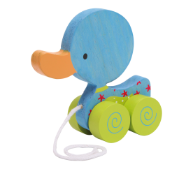 Small Foot Tahací hračka na provázku modré káčátko 2DZ152 - II. JAKOST