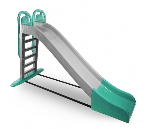 Doloni Skluzavka s madlem 243 cm Šedo-zelená