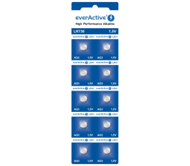 Aga Baterie EverActive Alkaline G3 LR736 10ks