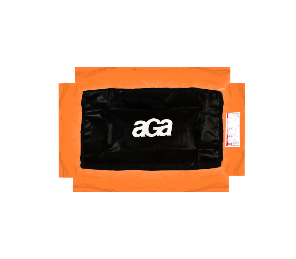 Aga Kryt pružin na obdélníkovou trampolínu 122x183 cm Oranžový