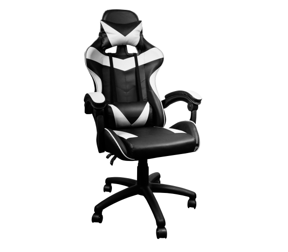 Aga Herní židle NAB020 Černo - Bílá