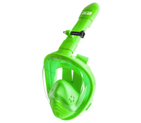 Aga Dětská celoobličejová šnorchlovací maska XS Zelená