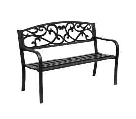Aga Kovová zahradní lavice 127x60x89 cm 2DAZ621 - II. JAKOST