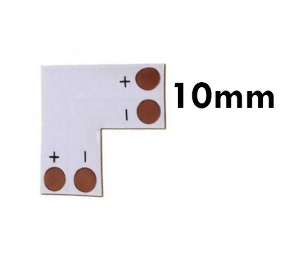 Rohová spojka pro LED pásky 5050, 5630 10mm