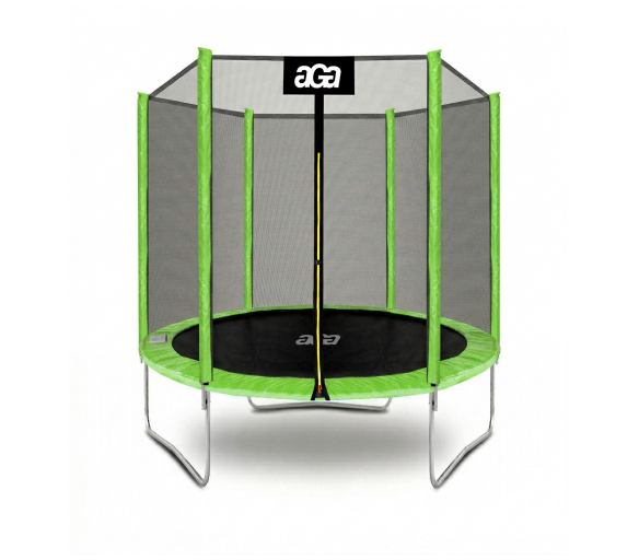 Aga SPORT TOP Trampolína 180 cm Světle zelená + ochranná síť