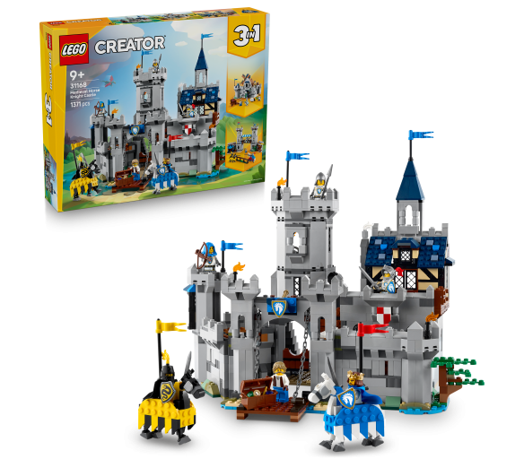 LEGO® Creator 3v1 31168 Středověký hrad a rytíři na koních