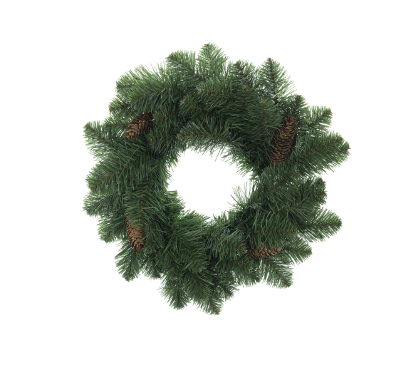 Aga Vánoční věnec se šiškami 50 cm