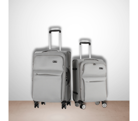 Aga Travel Sada cestovních kufrů Světle šedá 2CZ052 - 2.JAKOST