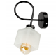 LED nástěnné svítidlo LOFT - 1xE27 - KUBEK WHITE
