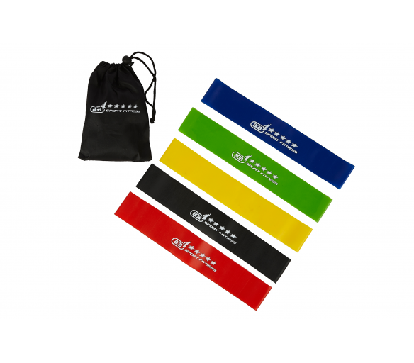 Aga Fitness Set posilovacích odporových gum