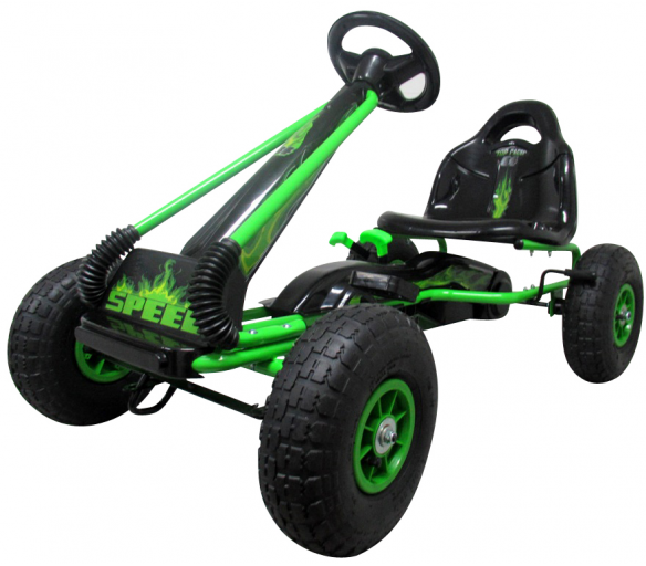 R-Sport Dětská šlapací motokára G3 Zelená