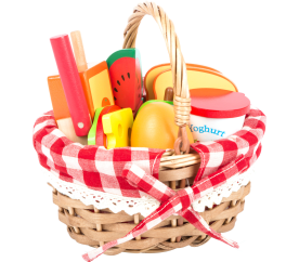 Small Foot Piknikový koš s dobrotami 2DZ150 - II. JAKOST