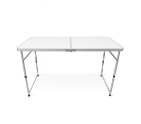 Aga Skládací kempingový stolek 120x60x53/62/70 cm - 6DAZ144 - II. JAKOST