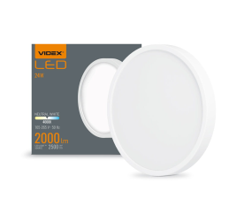 Povrchový LED panel kulatý 24W bílý neutrální