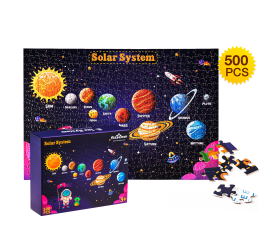 Aga4Kids Dětské puzzle Sluneční soustava 500 dílků
