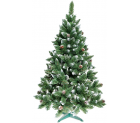Aga Vánoční stromeček 180 cm s šiškami