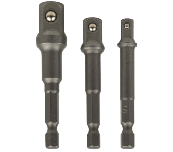 Geko Sada adaptéru z Hex 1/4" na čtyřhran 1/4", 3/8", 1/2"