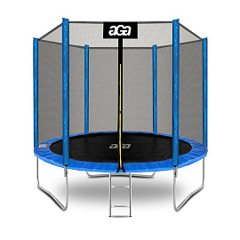 Aga SPORT TOP Trampolína 250 cm Modrá + ochranná síť + žebřík