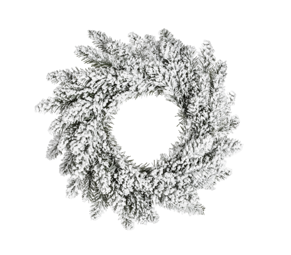 Aga Vánoční věnec 40 cm Zasněžený