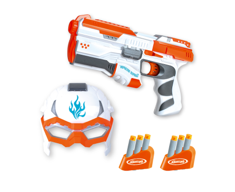 Aga4Kids Pistole na pěnové náboje MR1427 + 6 ks nábojů