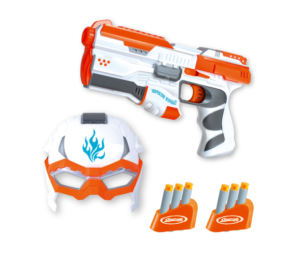 Aga4Kids Pistole na pěnové náboje MR1427 + 6 ks nábojů