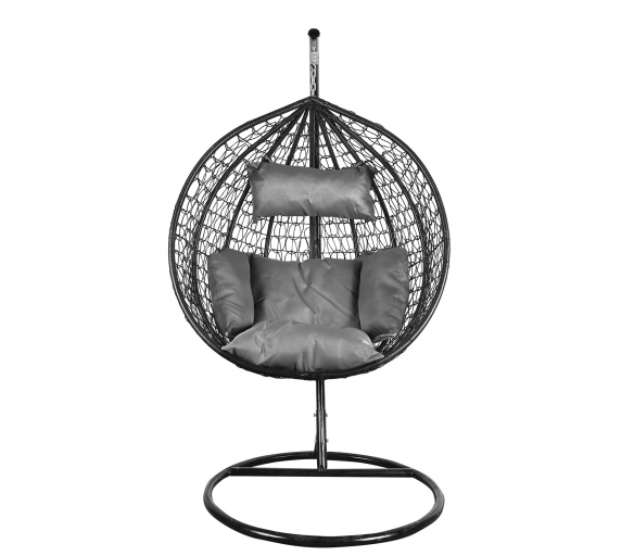 Aga Závěsné křeslo ORTA MR4200B-LG Černé/Šedé