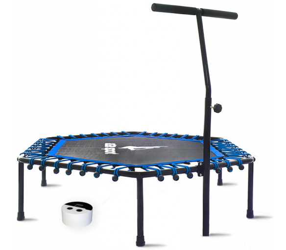 Aga Smart FITNESS Trampolína 130 cm Blue + madlo