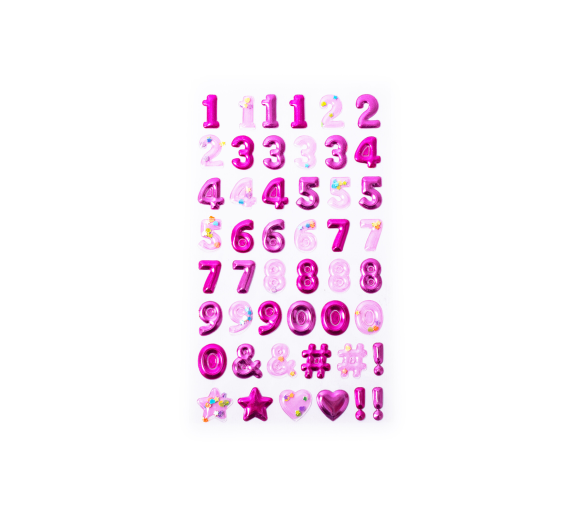 Aga4Kids Samolepící čísla DS8101RC