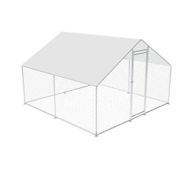 Aga Výběh pro slepice 3x3x2 m s krycí plachtou - venkovní klec pro drůbež a králíky