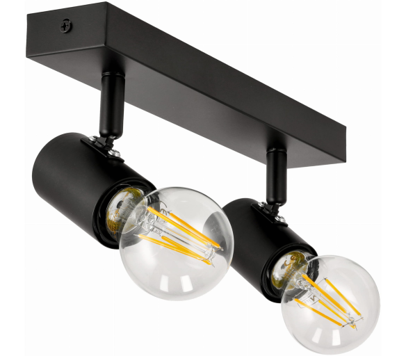 Stropní svítidlo VIKI 2x E27 černé