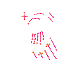 Aga4Kids Samolepící kamínky DS8113AP