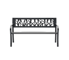Aga Kovová zahradní lavice 125x53x77 cm