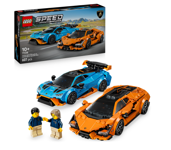 LEGO® Speed Champions 77238 Lamborghini Revuelto a Huracán STO